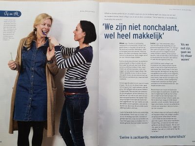 Willeke en Eveline in EO Visie - Stichting Mondzorg (site)